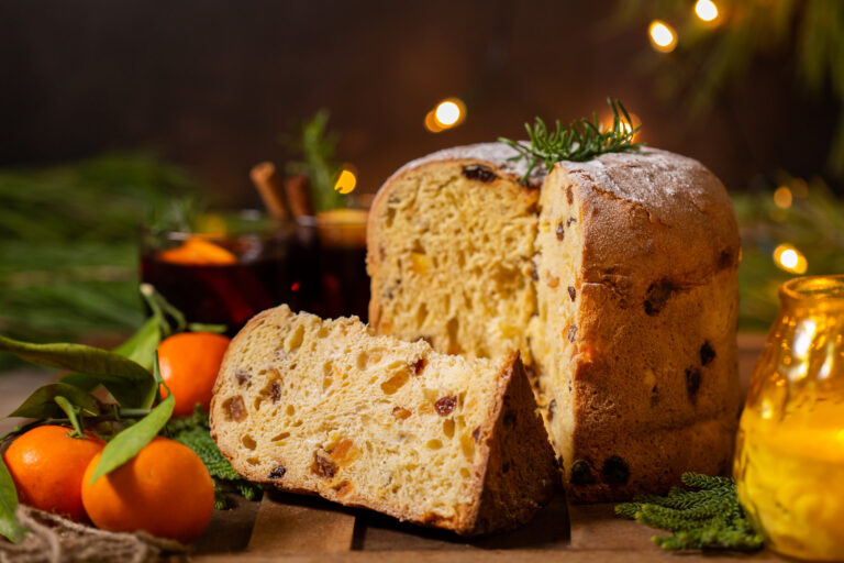 tradicional panettone italiano
